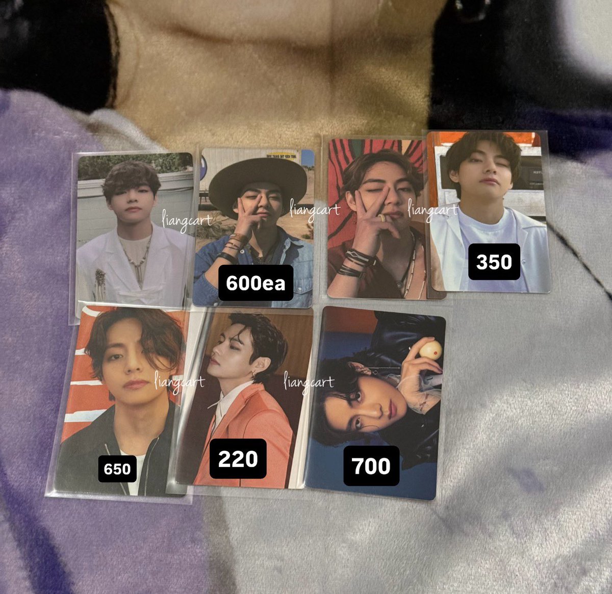 liangcart's tweet photo. wts ph lfb ww bts taehyung photocard pc butter ld luckydraw pob soundwave m2u sw powerstation pst

price on photo

• payo, onhand, ready to ship
mop: gcash, maribank, maya
mod: j&amp;t, lbc

reply mine / dm to claim https://t.co/MOMbPij1rs