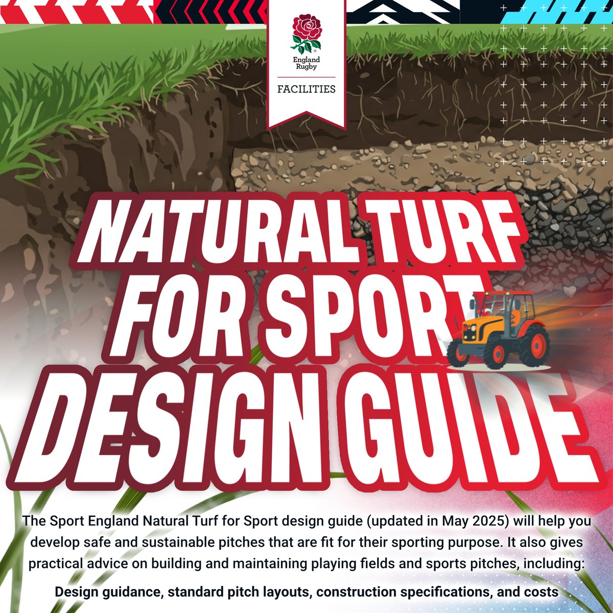 RFUFacilities's tweet photo. Stop guessing, start growing! 🌱✨ 
Grounds teams: Level up your surface with @Sport_England expert guide to drainage, reconfiguration, and elite maintenance.🚜 

Read more ⤵️ 
https://t.co/kXb0wjcnsa 

#GroundsManagement #SportEngland https://t.co/RhSVpV3VX2