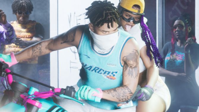 GTAWikiOfficial's tweet photo. The Vice City Narcos are a new basketball team in GTA 6 based on the Miami Heat.

They play in the League of Basketball (LOB), GTA's version of the NBA, at the Sahara Arena, based on the Kaseya Center.

Sahara, the GTA 6 parody of Amazon, sponsors the team's arena and jerseys. https://t.co/DgWKm6MOAu