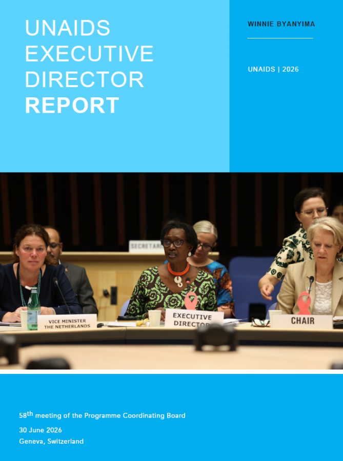Winnie_Byanyima's tweet photo. This week I delivered my report to the 58th @UNAIDS Programme Coordinating Board. We meet at a pivotal moment for the HIV response: following last week's adoption of the Political Declaration on HIV/AIDS, amid major shifts in development financing, and as the UN advances its UN80 reform agenda.
#UnitedToEndAIDS
🔗 https://t.co/DTggSCpOJm