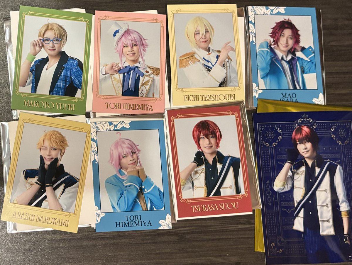 _169174_'s tweet photo. 【譲渡・交換】舞台あんさんぶるスターズ　あんステ　返礼祭　レクイエム　チェキ

【譲】画像参照

【求】返礼祭凛月・嵐＞定価

7/3昼公演前後現地手渡し優先、郵送〇
よろしくお願いいたします。 https://t.co/PG7zOsvHdo