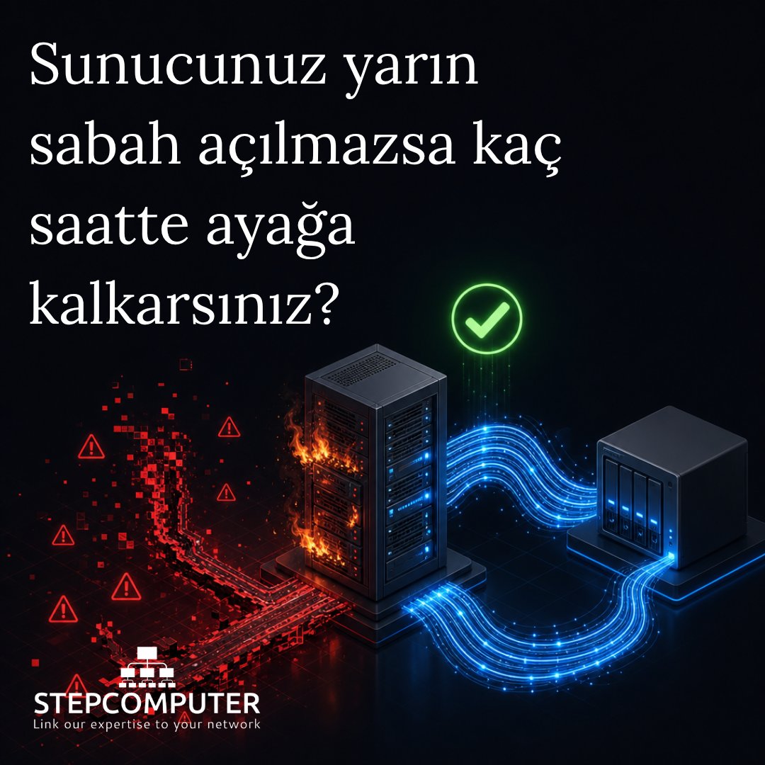 Step_Computer_'s tweet photo. "Yedeğimiz var" demek yetmez. Geri d��nüş testini en son ne zaman yaptınız? 🤔

STPBACK: TrueNAS tabanlı, her ölçekte, uygun bütçeli yedekleme ve felaketten geri dönüş çözümü. 💾

#Backup #Ransomware #FelaketKurtarma https://t.co/fdqWMu80Ic