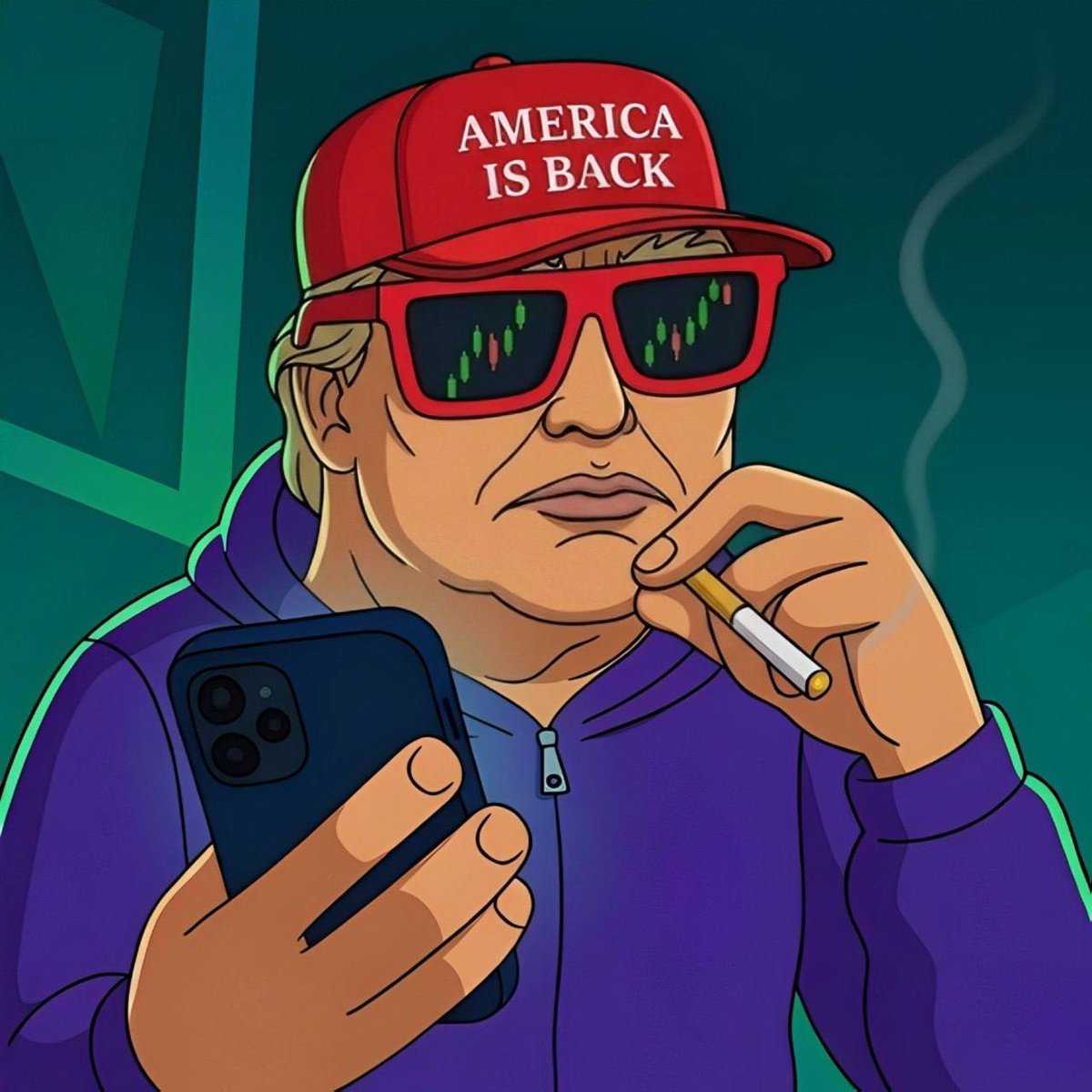 JamesRaviio's tweet photo. @eplus @blknoiz06 @trythreews AMERICA IS BACK, bigger, bolder, and ready to rip. Explosive narrative with constant momentum. MAGA showed what’s possible at a billion — AMERICA IS BACK has even more hype and room to run. Pure meme fuel https://t.co/E4iv4h6HUU