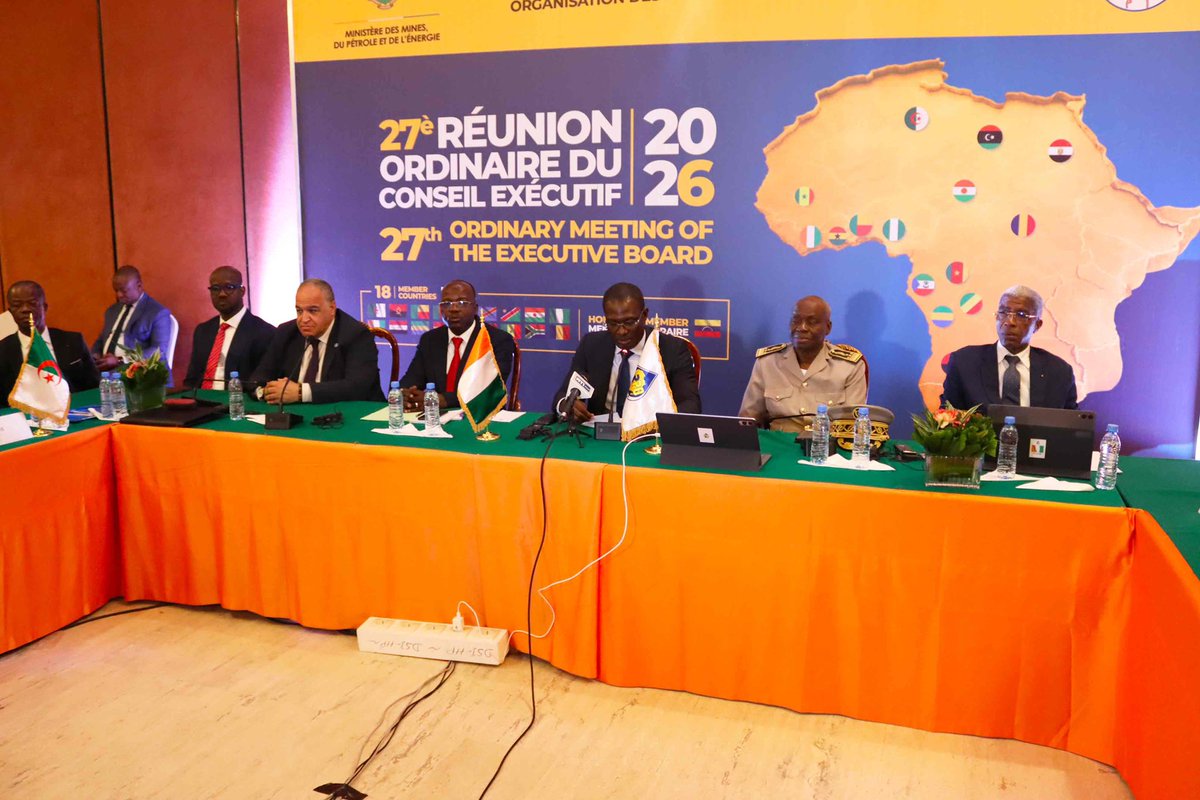 AEICORP's tweet photo. La 27ème Réunion ordinaire du Conseil Exécutif de l'APPO s'est ouverte ce jour, 2 juillet 2026, à l'Hôtel Président de Yamoussoukro, en Côte d'Ivoire, en présence d'AEICORP en sa qualité de bras financier de l'Organisation.

@AppoSecretariat https://t.co/GG7u2ONbMx