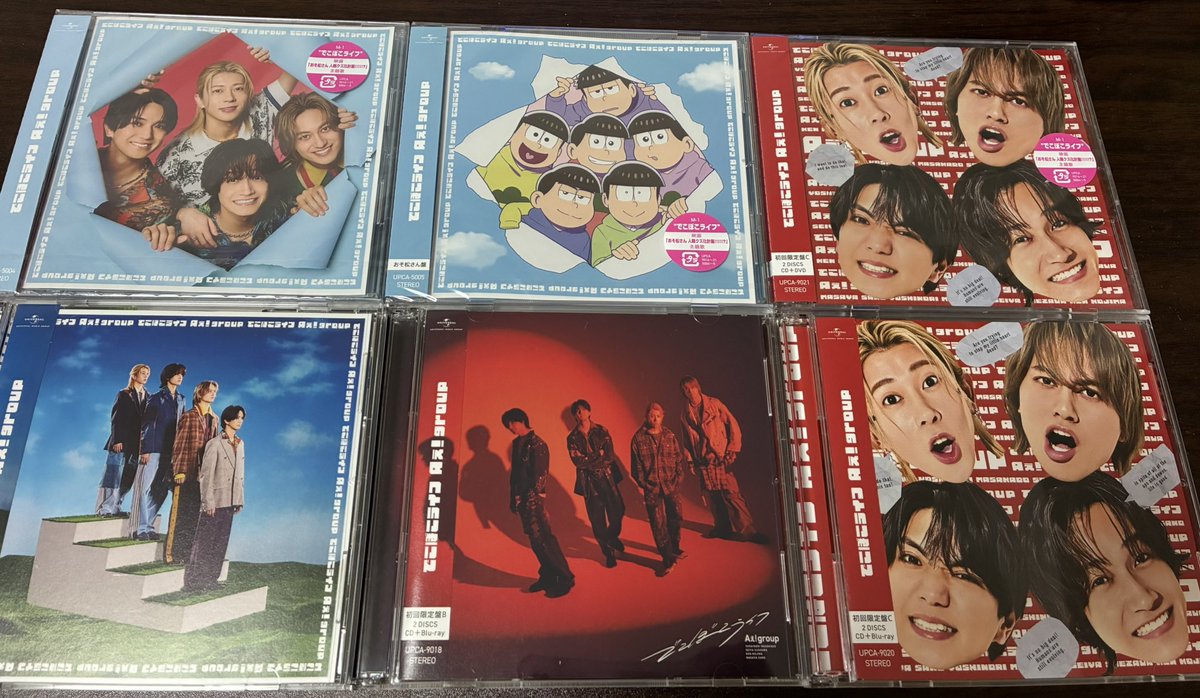 neeeyanusj's tweet photo. でこぼこライフの通常盤とおそ松さん盤を映画館で見つけたので買いました✨
これでコンプリートやで‼️ https://t.co/AlBySwHOnL