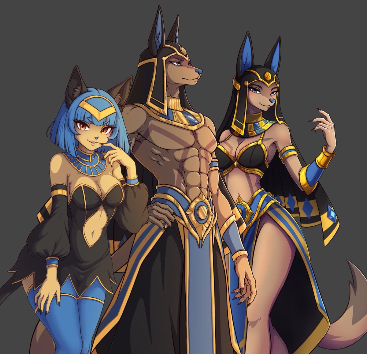 canvaszer0's tweet photo. 8 more days… and the Anubis–Sekhmet love triangle drama is about to begin, hahaha… Which side are you on? Team dog or team cat?

@Palworld_EN #sekhmet #anubis #furry #waifu https://t.co/71t07wpqEe