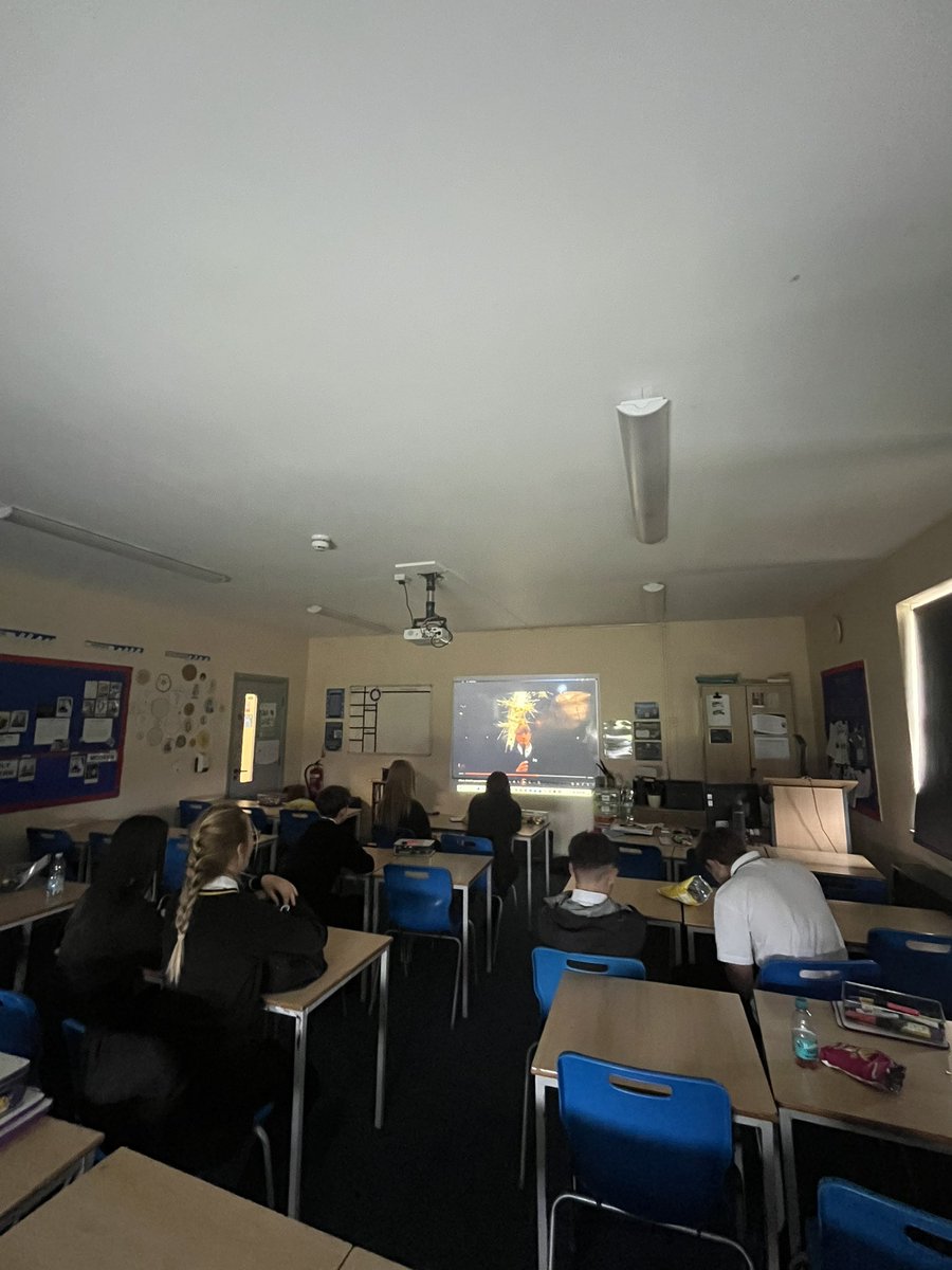 MillfieldHisto1's tweet photo. Year 9 historians who attended the Imperial War Documentary challenge watched the footage today and voted for the best presenter! https://t.co/iHigrpRimX