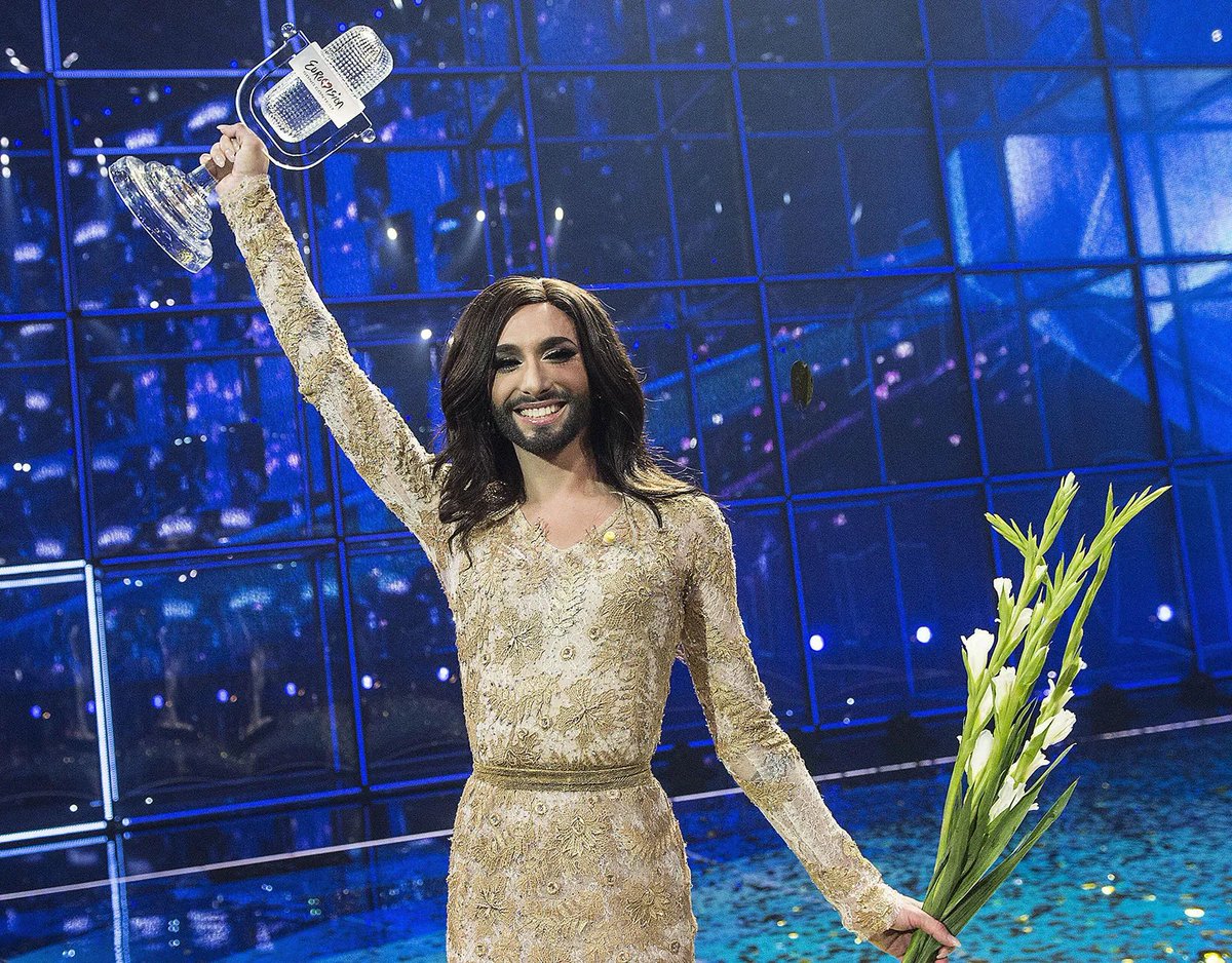 TomTSEC's tweet photo. Canada just spent $150 million so we can compete in the Eurovision contest.  Here is the 2026 winner - a drag queen from Austria. https://t.co/cQi9vVk8CV