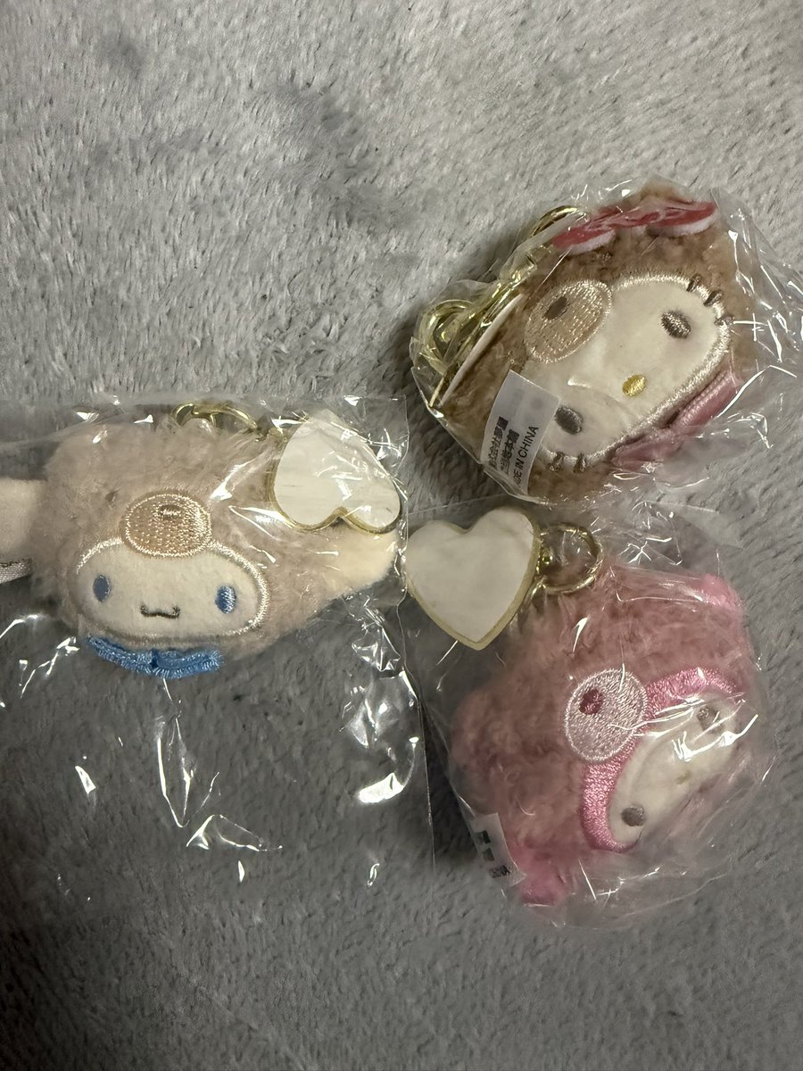 runko6's tweet photo. 【交換•お譲り】
サンリオキャラクターズ
どこでもぬいぐるみチャーム
〜ラテクマバージョン〜

譲　キティ、シナモン、マイメロ
求　クロミ or 定価

都内手渡し、郵送可能

お心あたりある方、お気軽にリプまたはDMにてお声がけください

ガチャガチャ　交換 https://t.co/x0Y05ZeLzS