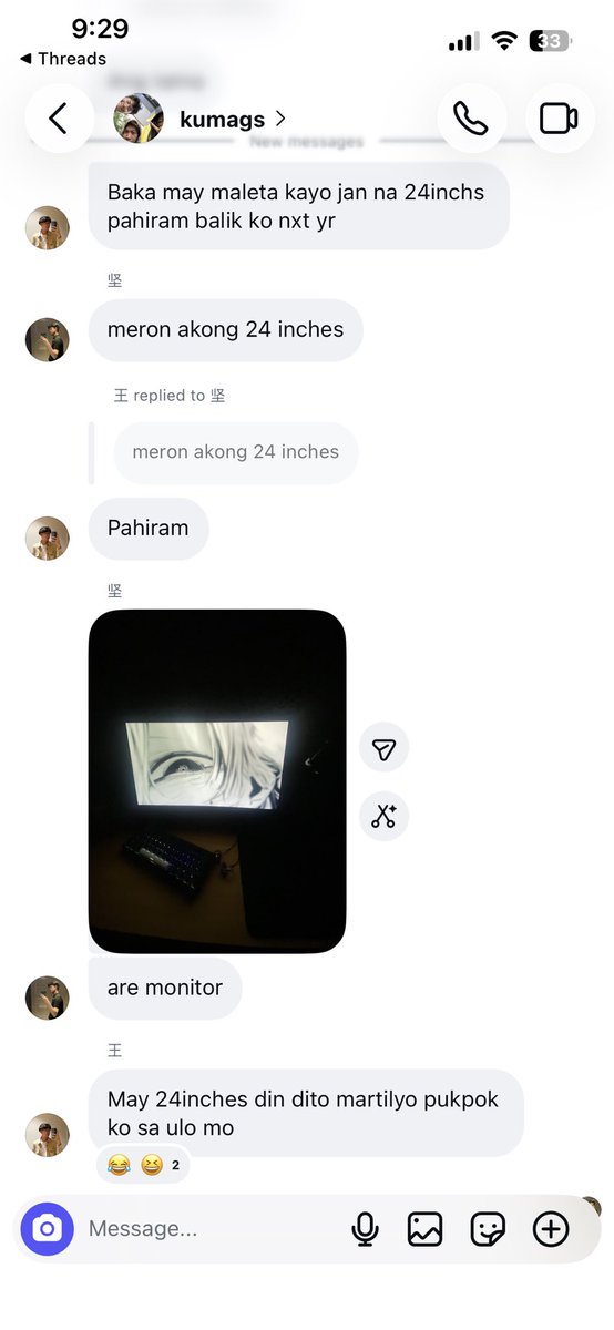 meluhaha's tweet photo. HAHAHAHAHAHAHAHAHA😭 https://t.co/6zISxEESqy