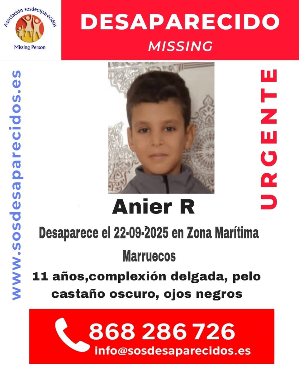sosdesaparecido's tweet photo. 🆘 DESAPARECIDOS
ℹ️ Continuan desaparecidos 
🟠 Alta vulnerabilidad
#España #sosdesaparecidos #Desaparecido #Missing https://t.co/Mcsdo9sR7u
