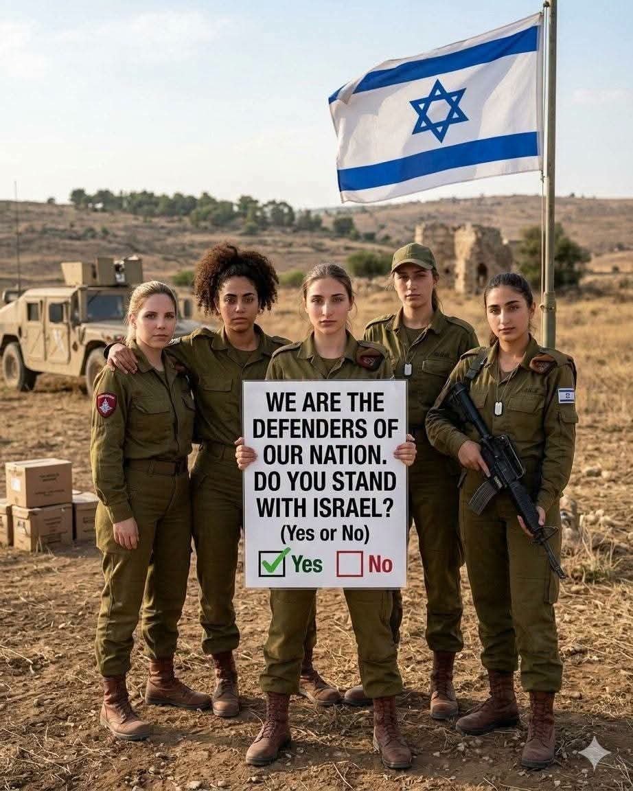 Israeltroops's tweet photo. Kindly reply with Yes or No.  Please https://t.co/g7x8USR7PP