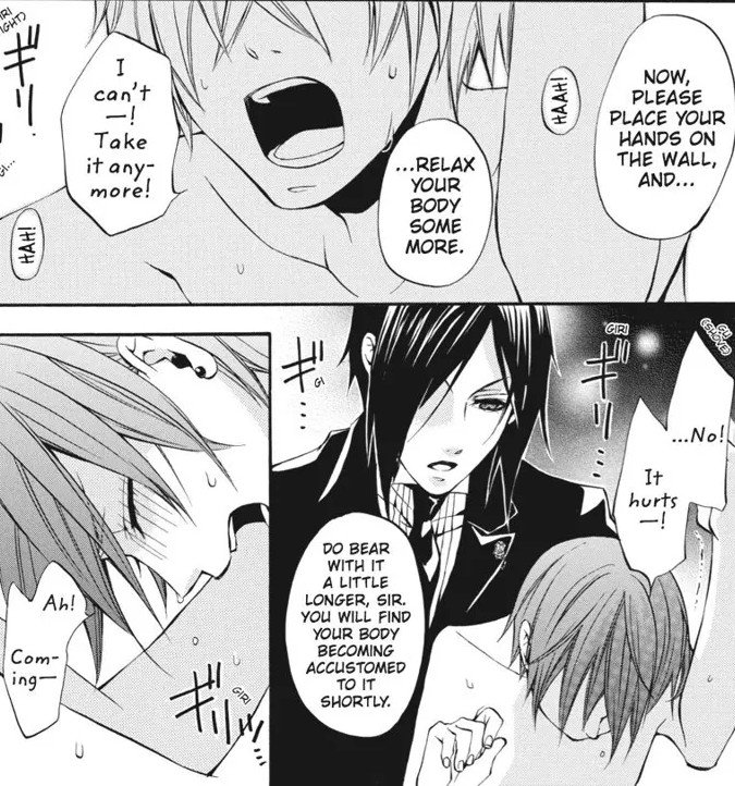 earlnoire's tweet photo. People try to protect Ciel but literally Yana Toboso does something in this panel  >>> https://t.co/YZCvniqlgw