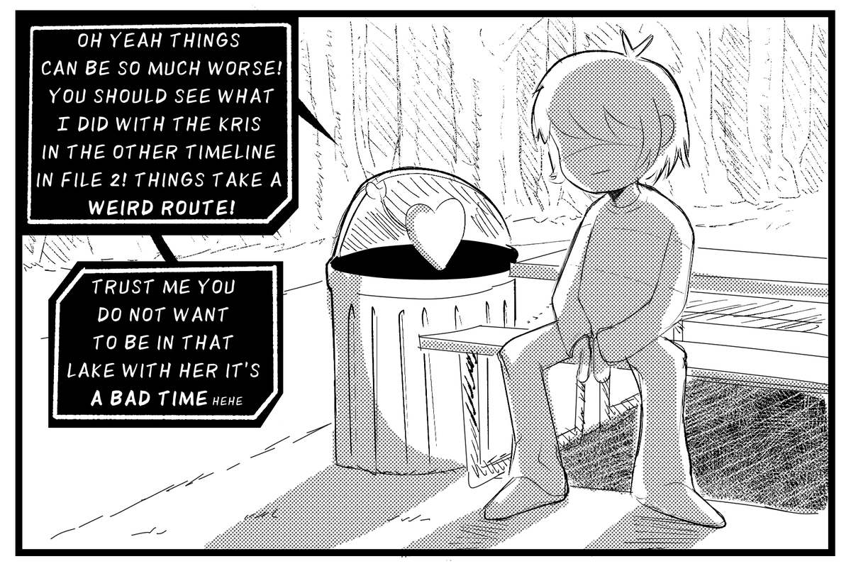 DDDoom_art's tweet photo. It Could Always Be Worse...
#deltarune https://t.co/fuF0ncbFkM