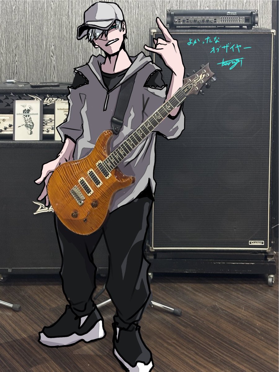 KamikazeGarden's tweet photo. こいつの始まりの🎸に出会えたみたいです https://t.co/pQv0D9LL5p