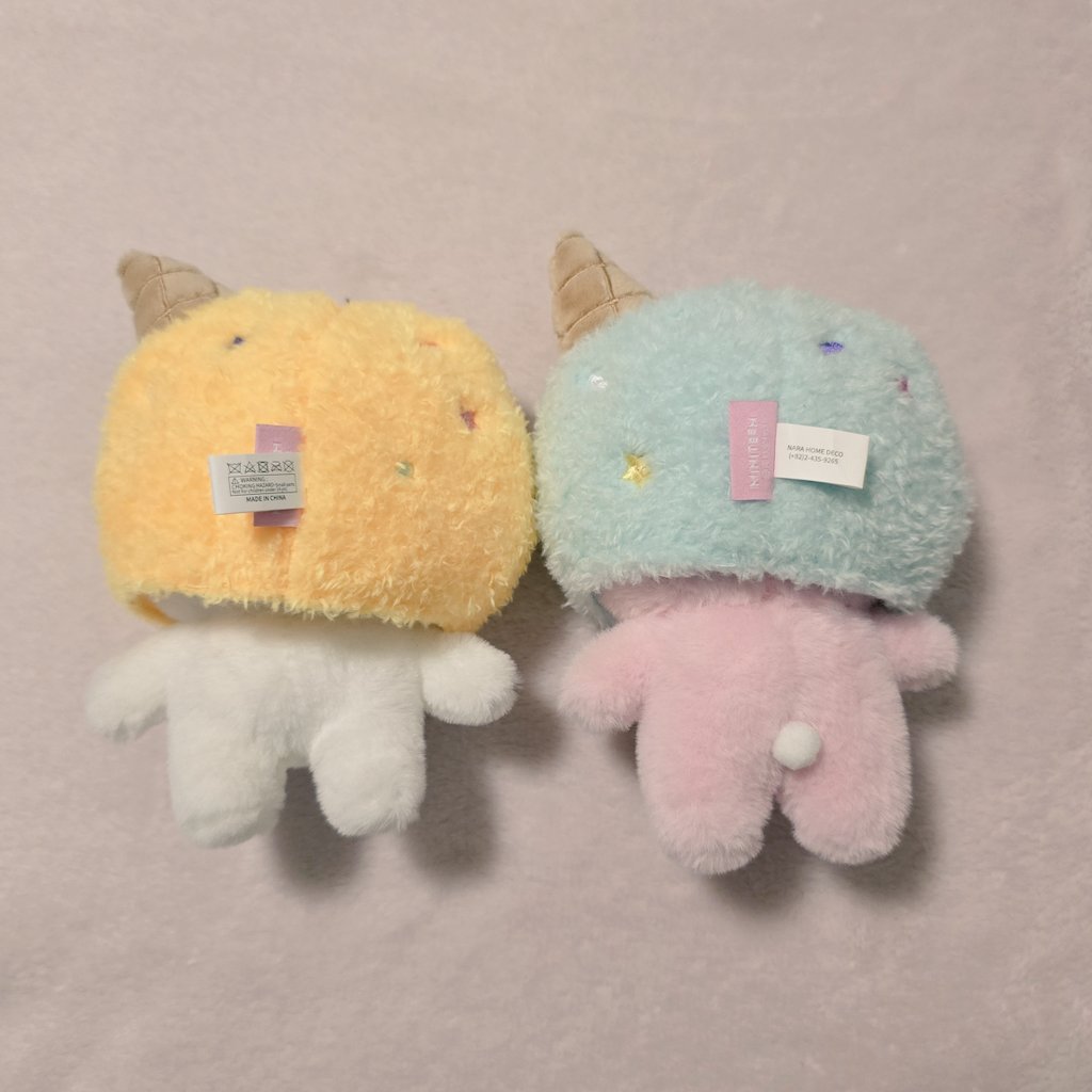 mza036010's tweet photo. miniteenのアイスぬい買った方！
可愛いなー♡と写真撮ってたのですが
Weverseで購入したチェチェリに♥️の尻尾がありませんでした💦
私のだけ不良品！？😭😭😭
(アイスの色はトラムと交換しただけです) https://t.co/AZJD3kv5i5