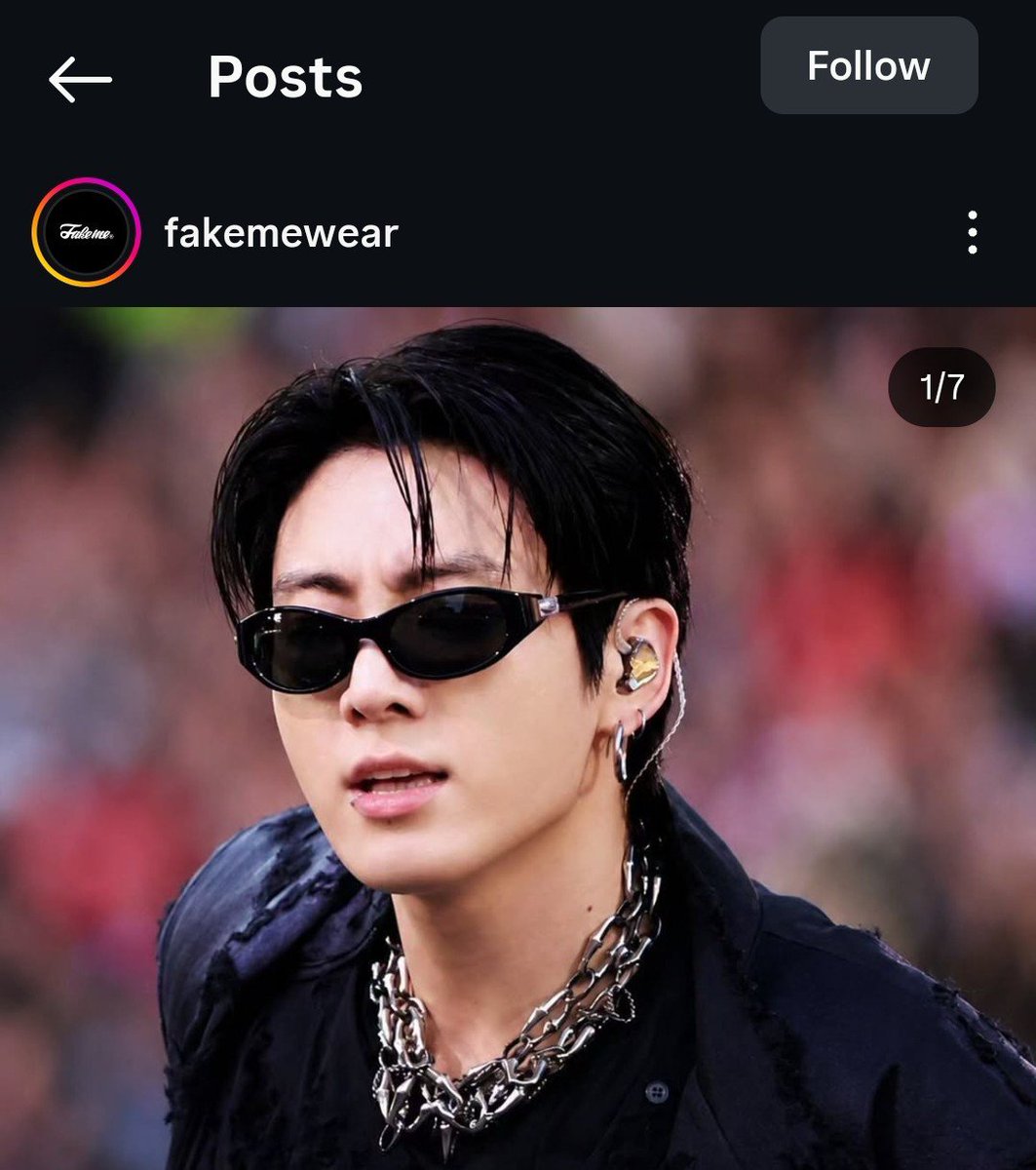kookminfashion's tweet photo. Why would i lie? 🤔

Here is brand "FAKE ME " post about Jungkook wearing their brand are they lying too? https://t.co/atVGmiE5HQ