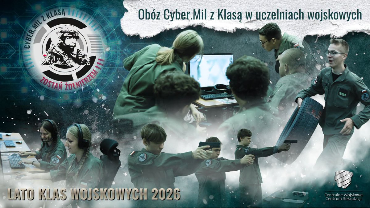 ZolnierzRP's tweet photo. Nasi kadeci mimo wakacji nie zwalniają tempa! Uczniowie szkół realizujący pilotażowy program MON „https://t.co/27TRqESbb3 z klasą” ponownie wezmą udział w sprofilowanych warsztatach na temat cyberbezpieczeństwa które realizowane będą w uczelniach wojskowych.
#CybeMilzKlasa https://t.co/njg9nmb3pL