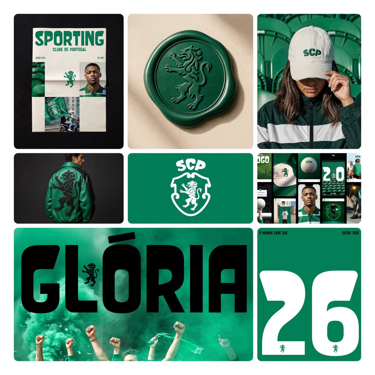 rebrandgallery's tweet photo. Sporting CP’s new identity by @jkrGlobal 🇵🇹 https://t.co/UVeDiSpz4O