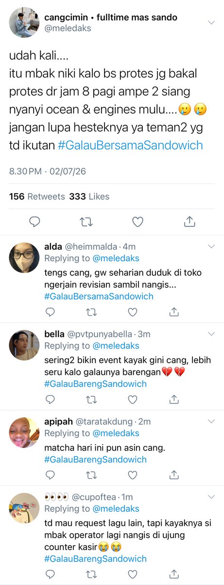 weuraiteurss's tweet photo. tidak ketinggalan agendanya https://t.co/sO2ozaiivZ