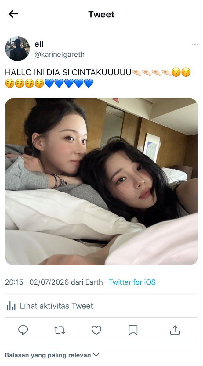 abwarchive's tweet photo. “selama ada willona, kakak ell bakal baik baik aja”
#winrina/#jiminjeong au; Daily life Ell &amp; Ona after pacaran✨.

©saminn_0 https://t.co/0ltiUPlC9Z