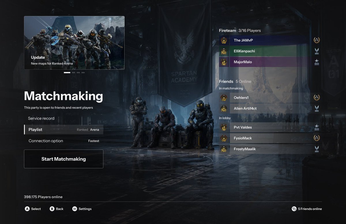 jamirochin's tweet photo. I designed a new halo game menu. Trying to bring back the original halo menu vibes. What do you guys think?

Note: I am not a professional designer, just doing this for fun ;)

@MintBlitz @HiddenXperia 

#halo #halocampaignevolved #HaloFanart https://t.co/Q4vk7WRa1r