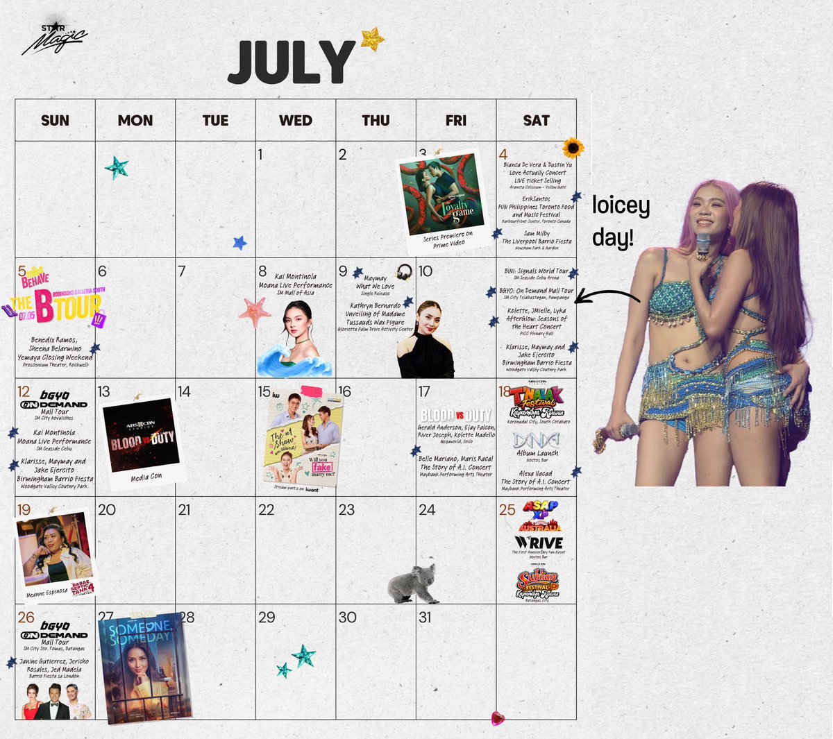 loiceyloops's tweet photo. 🗓️July things talaga and happenings! https://t.co/Vpv9zdkVoI