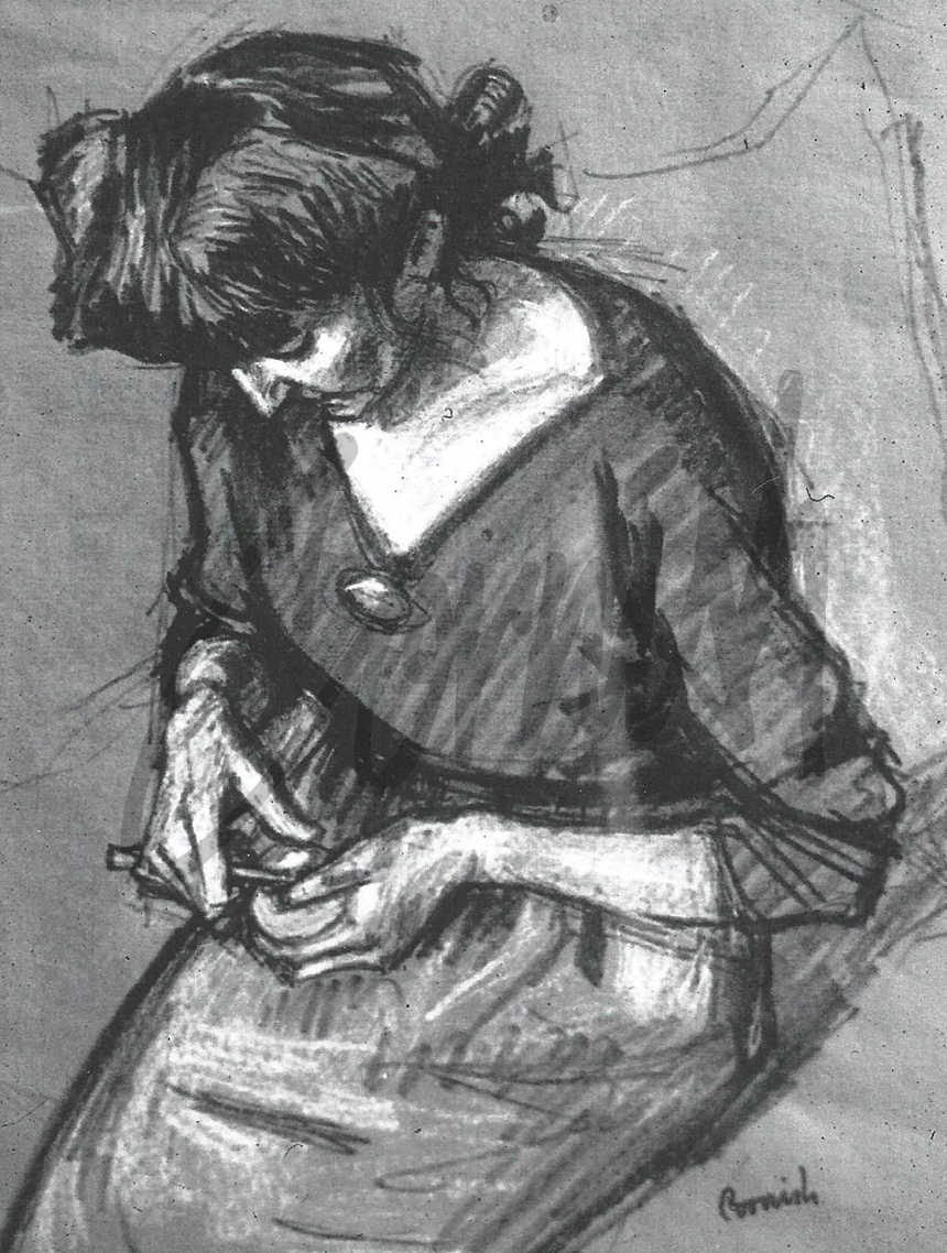 NormanSCornish's tweet photo. Hold it there:  Sarah Cornish portrayed in so many domestic situations and formal poses throughout their married life. https://t.co/4EHo9vYn8K https://t.co/jO2iabNa7M