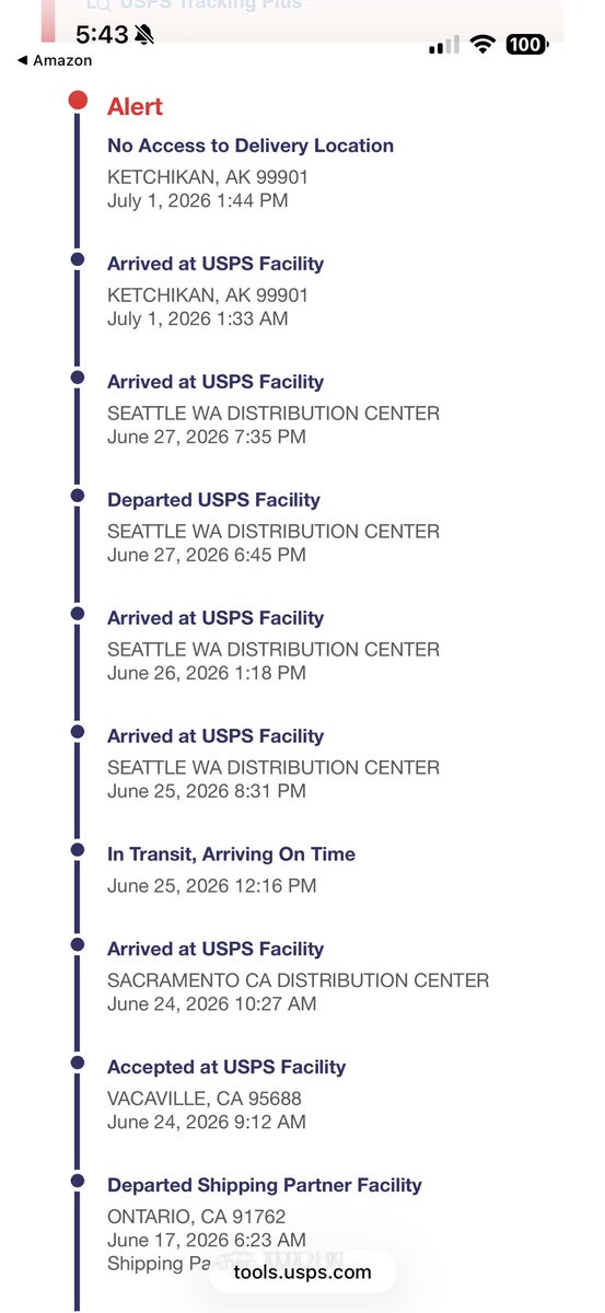 1lost1XI's tweet photo. @USPSHelp how many time does a pkg need to arrive at the same location? What no access nothing was blocking the driveway or porch, UPS and FedEx both drove up the road just before and after the attempted delivery. https://t.co/0P4nR4tcEX