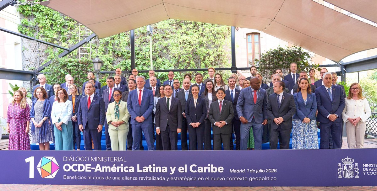 schaal_andreas's tweet photo. Pleased to be in Madrid for the OECD-LAC Ministerial Dialogue and moderate a panel on driving regional integration through trade &amp; effective multilateralism.

Both govts and businesses, from multinationals to SMEs, are key to boosting #LAC's resilience &amp; growth. https://t.co/yn37m6Xbzb