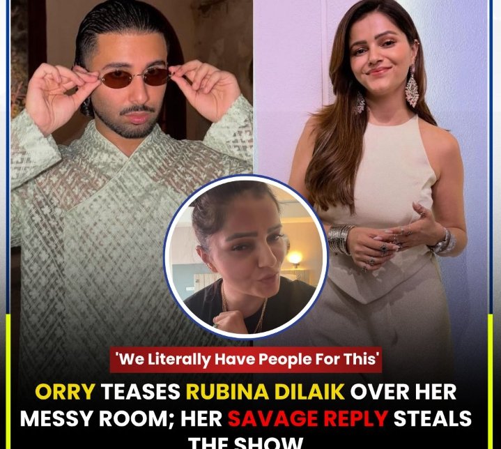 The_Drama_Dose's tweet photo. Rubina Dilaik's post-KKK15 messy-room photo sparked a hilarious banter with Orry—and fans can't get enough of her savage comeback! 

Who won this comment battle? 👀👇
#RubinaDilaik #Orry #KhatronKeKhiladi15 #KKK15 #RohitShetty https://t.co/uQfvSALtxh