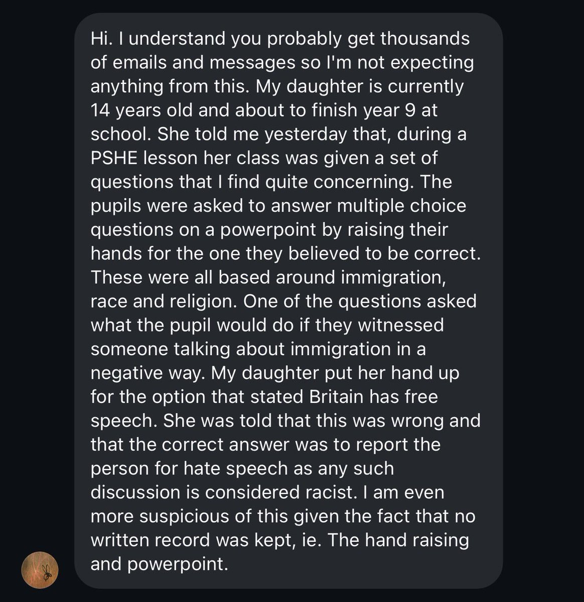 daveatherton's tweet photo. Read and weep at today's indoctrinaton of our children. Free speech is not an option these days. https://t.co/xdDymRqje6