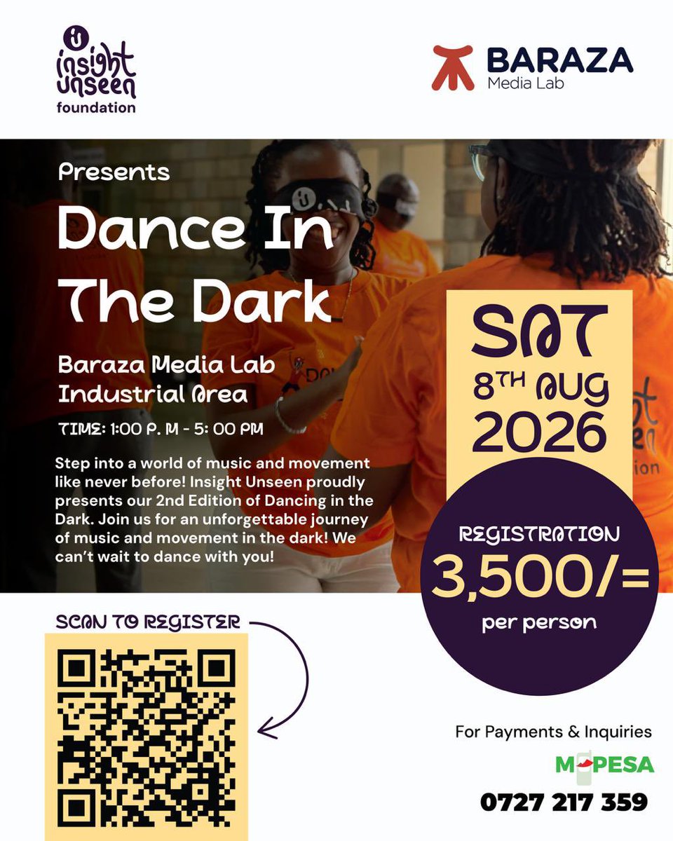 evekibz's tweet photo. Sometimes the best conversations happen without words. Sometimes the best connections happen without seeing each other.
Come dance blindfolded with us on 8 August. Leave with a different perspective.
Register: https://t.co/u8rLKX8sJ1 💛 #DancingInTheDark https://t.co/irWYYdgXRr