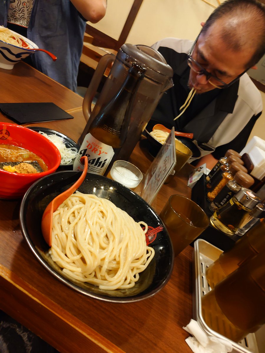 ANDREWTH5's tweet photo. 特濃つけ麺大盛🍜 https://t.co/3JtHJUgtwZ