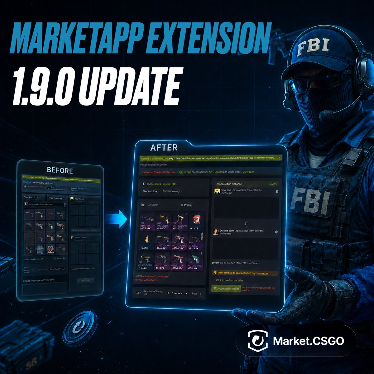 Market.CSGO DEV tweet media