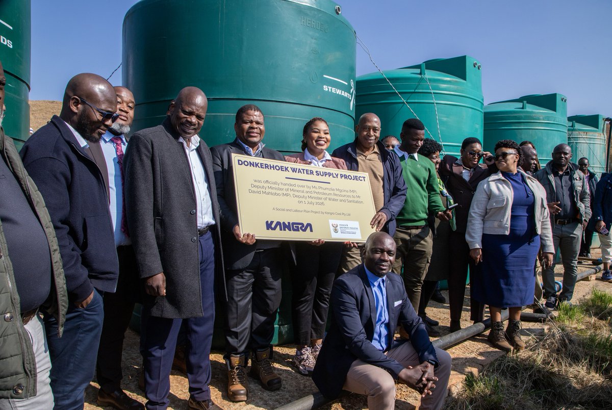 KangraCoal's tweet photo. Press Release: Kangra’s Water and Agriculture projects cultivate change

Read the full statement: https://t.co/1wjxtLOJuY

#WaterTrailsandTriumphs #DonkerHoekHandover