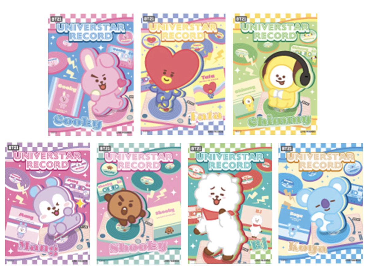 BT21のオリジナル限定アイテムが全国のファミリーマートにて新発売