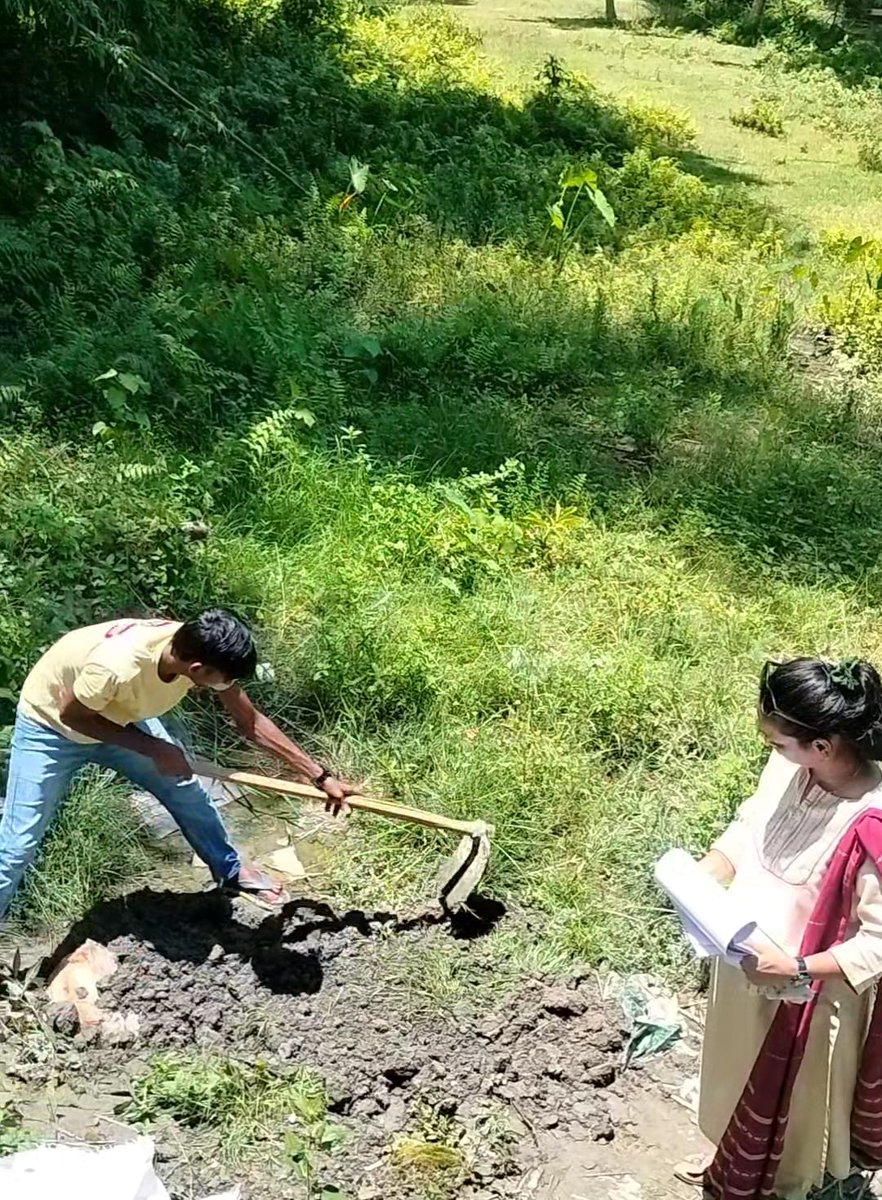 foodsafetyassam's tweet photo. Following the Food Analyst's report declaring a paneer sample collected on 5th June 2026 as substandard, adulterated, and unsafe, the seized stock was destroyed today by the Food Safety team of Kamrup in the presence of police officials.
#FoodSafetyAssam #Trainning #inspection https://t.co/AGknLIv48I