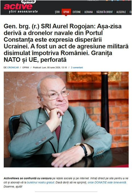 Grifon1968's tweet photo. @oradeanul Cine esti tu ma prajitule ca sa contrezi un ofiter de contra informatii care are in fisa postului combaterea terorismului precum Gen. brg. (r.) S.R.I Aurel Rogojan ?
Cine esti tu ma naparca propagandista si de unde iti iei bani? https://t.co/EZoUljFoEg