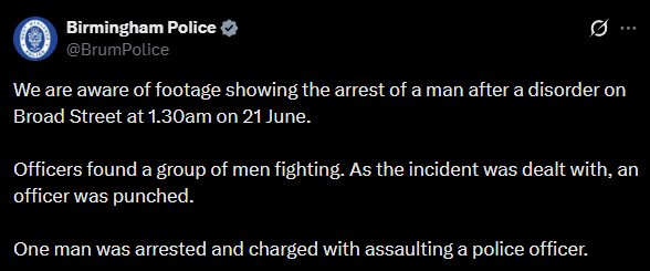 ShieldToAlbion's tweet photo. @KnockoutAudit He got charged for defending himself, from his point of view from an unknown assailant grabbing him after being pack attacked     

you can be the vicitm of a hate crime, then being attacked by police, but if you're white and think about defending yourself you're going to jail https://t.co/jDG3OemUNe
