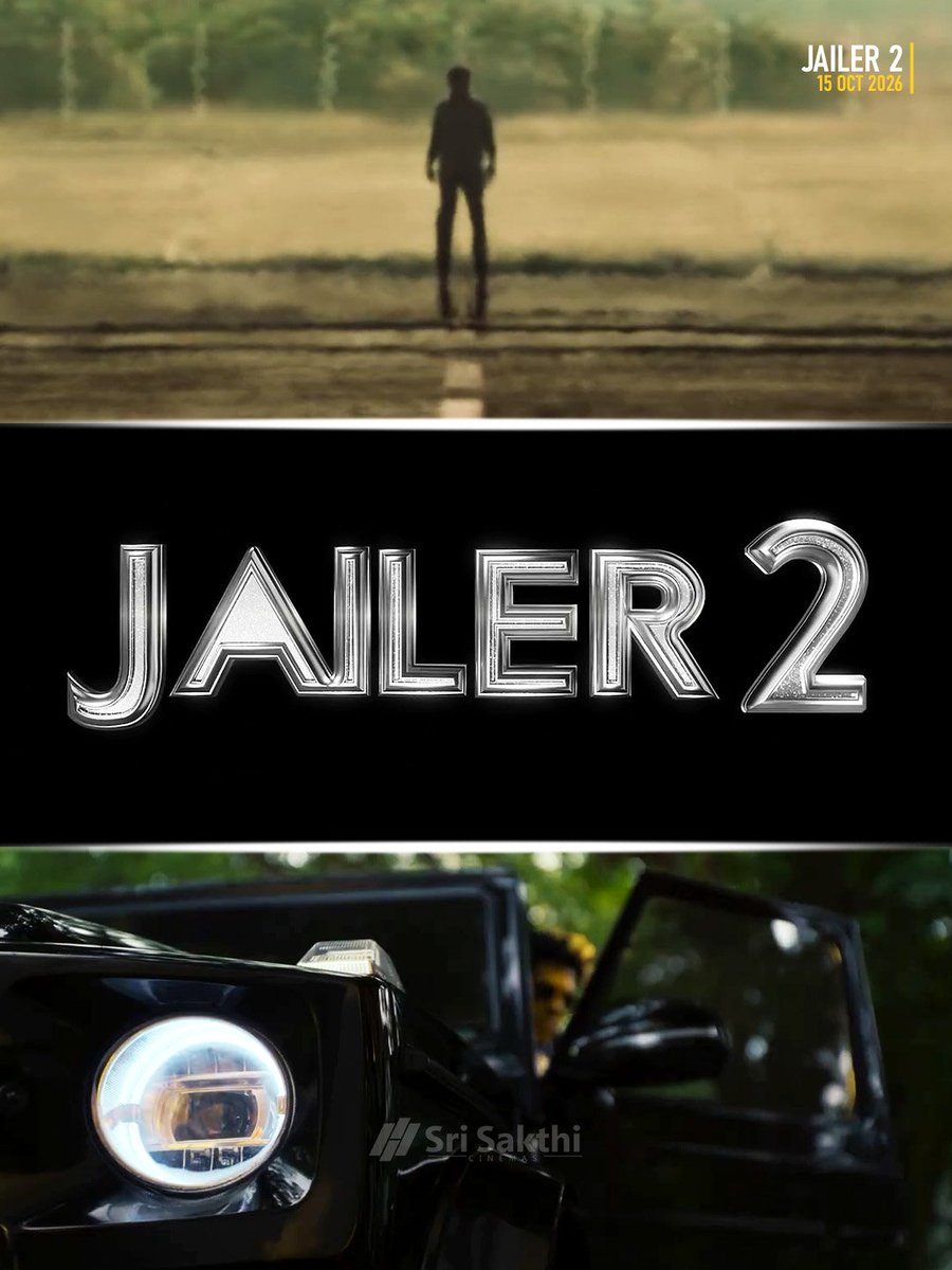 srisakthicinema's tweet photo. Ovvoru frame-uh FIRE-thaaan 🔥🔥🔥

#Jailer2 from 15/10/26, get ready to experience it on @srisakthicinemas 🥳

@sunpictures @rajinikanth @Nelsondilpkumar @anirudhofficial

#Jailer2 #SriSakthiCinemas https://t.co/smK4dVEejk
