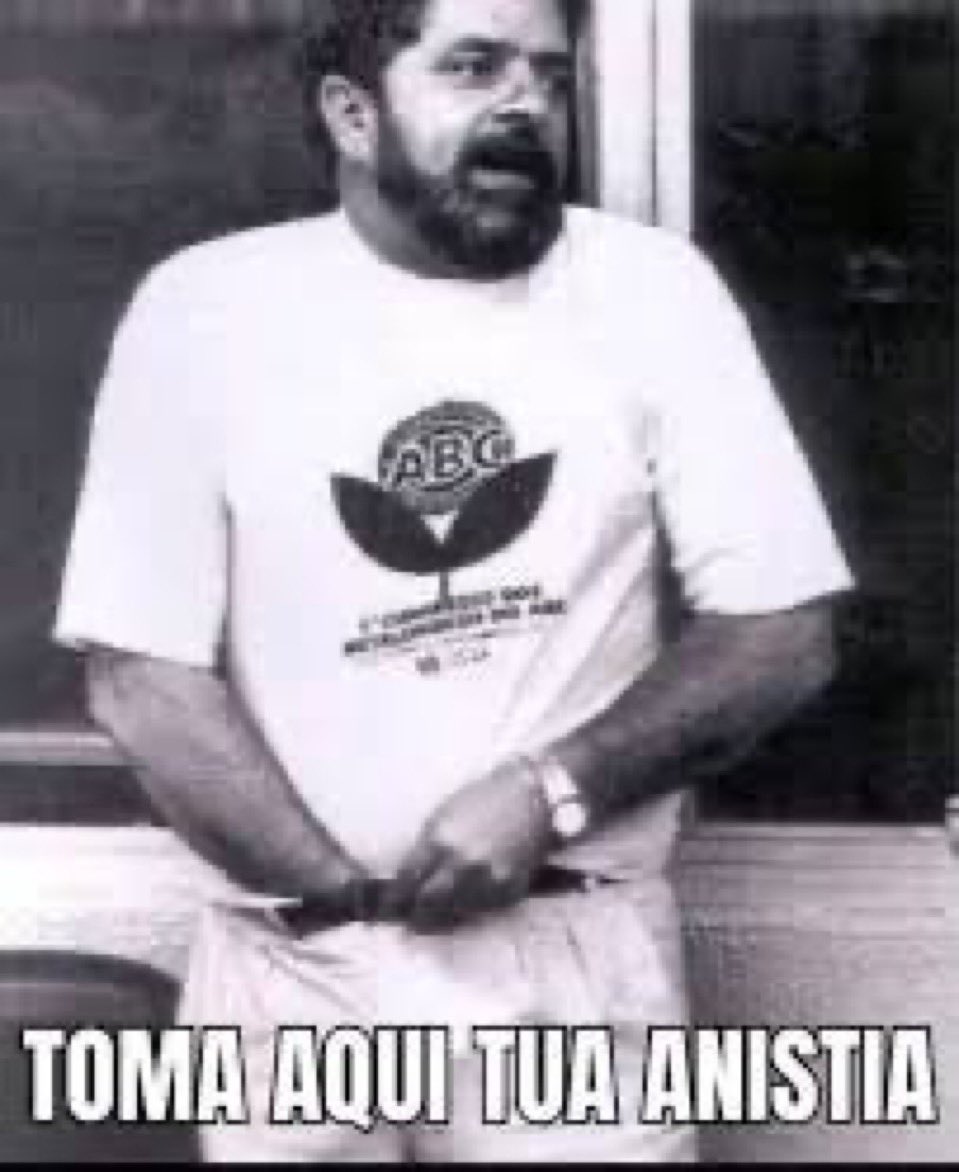 Companheiro1977's tweet photo. @BrasilPost13 Anistia de cu é rola! https://t.co/PtUpZaUFIJ