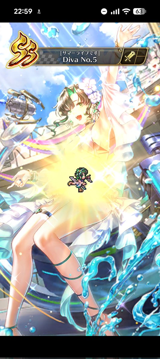 dnnijntje's tweet photo. 大人しくしとくって誓ったのに手が滑った　単発で出ないと10連押しちゃうのは自然な流れ。#ロマサガRS https://t.co/poP6bl2kTJ