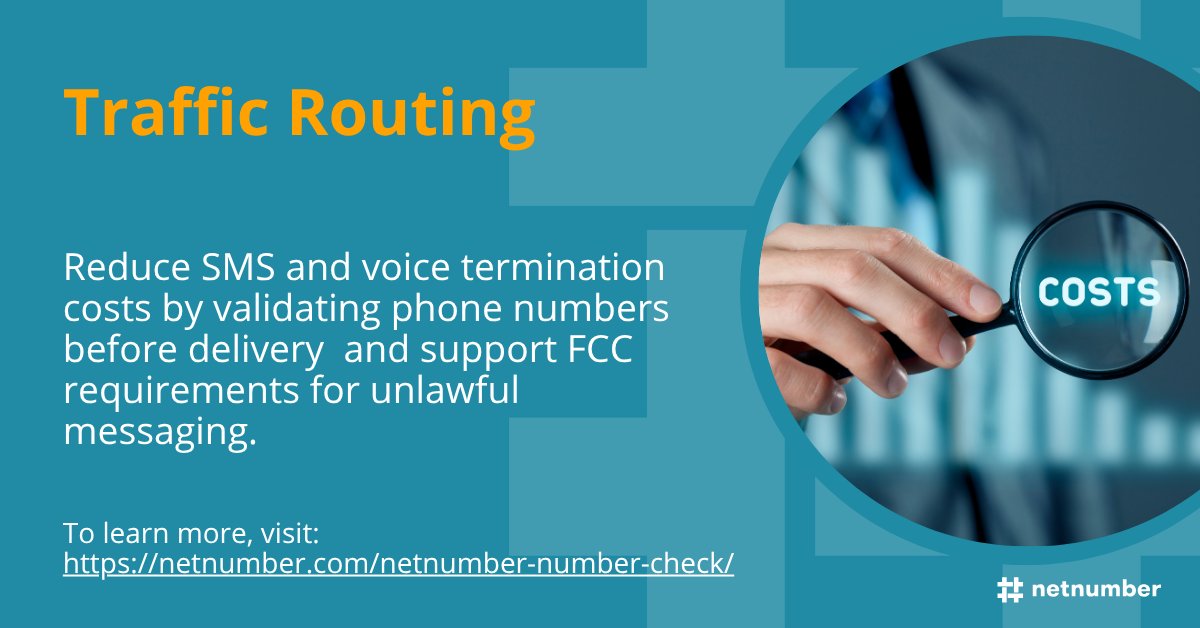 NetNumber's tweet photo. 🤔 Why Check a Number Before Sending a Message?
❌ Not every phone number is valid.
✔️ Validating phone numbers before sending SMS messages or placing voice calls can support more informed routing and delivery decisions.
Learn more about Number Check: https://t.co/R3Spjh6ujJ https://t.co/cYtrdWs0BS