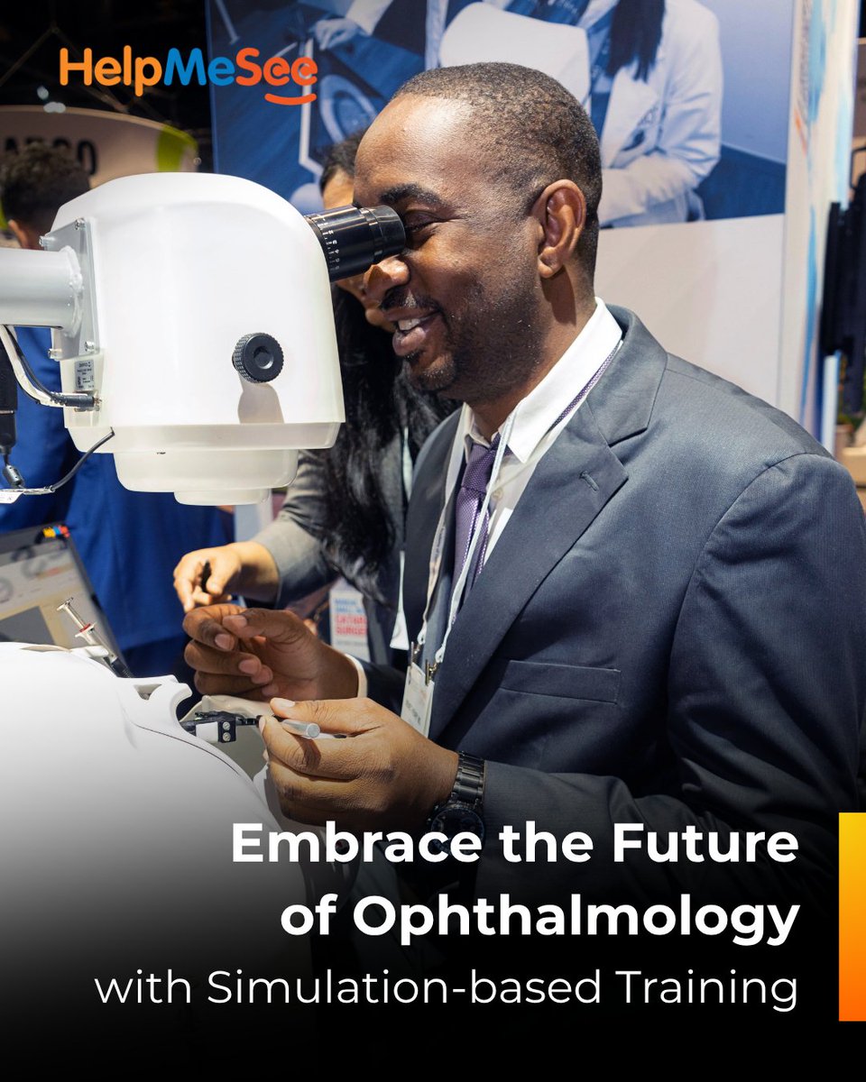 HelpMeSee's tweet photo. The HelpMeSee Simulation-based Training Program offers an authentic live-surgery experience. The program builds transferable competencies and reduces cataract surgery training time. Refine your #MSICS surgical skills. 👉 https://t.co/39ApaRMxpD
#ophthalmology #surgicalskills https://t.co/Gzi8PZtNpw