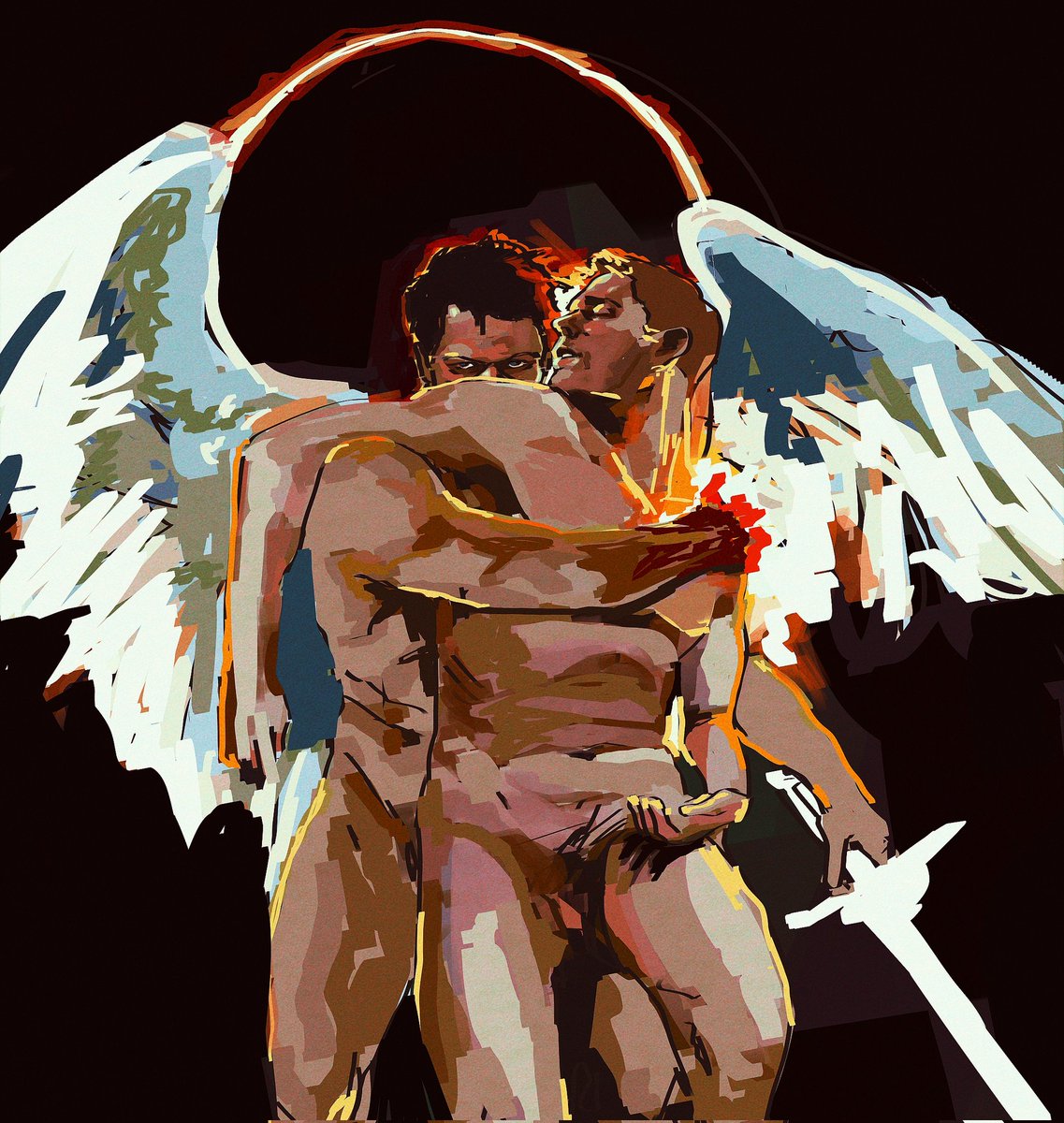 AlenSeress's tweet photo. "I'm the one who gripped you tight and raised you from Perdition"

#destiel https://t.co/xL5COgeDVw