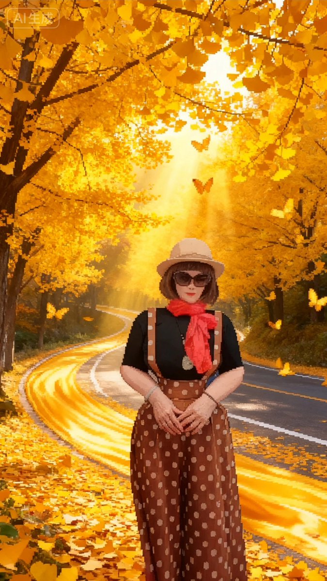 MohammadShopon6's tweet photo. Morning mist kisses the maple leaves, crisp autumn air wrapped in my knit scarf. Cozy weekend vibes, fall’s here! https://t.co/5rocI4g7EU
