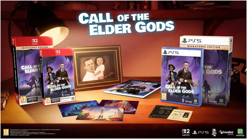 OutBlueGames's tweet photo. No better time than now to remind you that we have not one but TWO physical games coming out later this year 📀🔥

🐙Call of the Elder Gods
📺 American Arcadia

We, too, love physical editions! 💪 https://t.co/10WCuct50Z