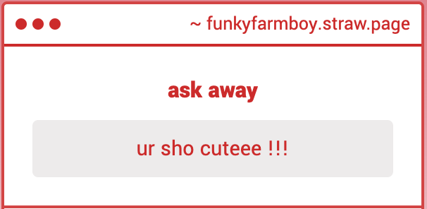 funkyfarmboy's tweet photo. gee everyone on here thinks i'm cute. y'all better stop before it goes straight to my ego. thanks i guess :'-) https://t.co/fRyXwCiMqM