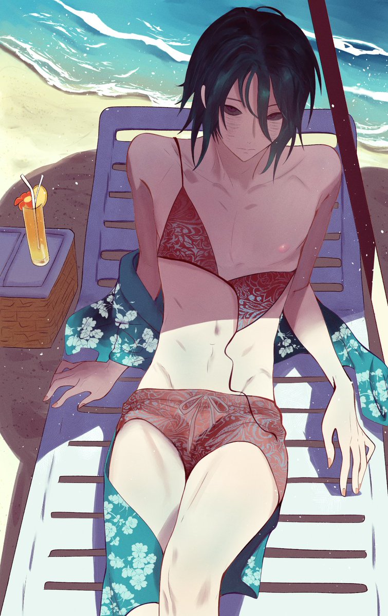 akemuus's tweet photo. irishima beach au https://t.co/P4OU6G6Oi7